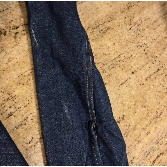 Pine Grove Men's Sz S Red Plaid Flannel Lined Denim Jacket  Trucker - Picture 14 of 16